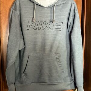 Nike Men's Pullover Hoodie - Grey Small
